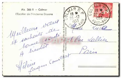 Schody Starej Celnii — Colmar — Wydawnictwo Marasco — Rewers
