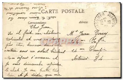 Piriac-sur-Mer — Panorame van de kust van Poulaire — anoniem uitgever, serie-nummer 1839 — Achterkant