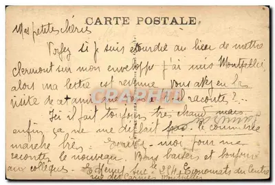 Montpellier — Promenade du Peyrou — Éd. Gép — Verso