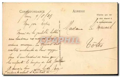 Bonsecours i Pomnik Jeanne d'Arc — LL. — Rewers