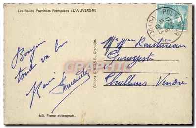 Willa auvergnatska — Auvignac — Wydawnictwo C.A.D.S.E., Grenoble — Rewers