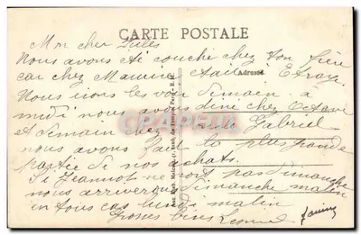 Vincennes — Kaplica zamkowa — E.M. n°1043 — Rewers