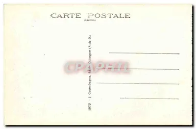 Clermont-Ferrand — Perspektywa na Jaude, ulica Blatin i Puy-de-Dôme — J. Gouttefanges — Rewers