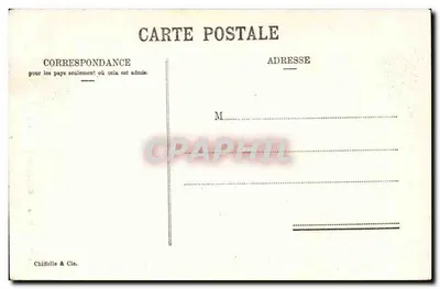 Montreux — Gorges do Chauderon — Chiffelle & Cie, n° 2316 — Verso