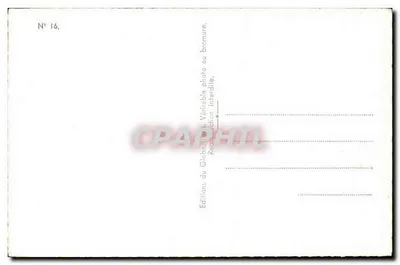 Angoulême — vista panorâmica e monumentos — Éditions du Globe, n° 16 — Verso