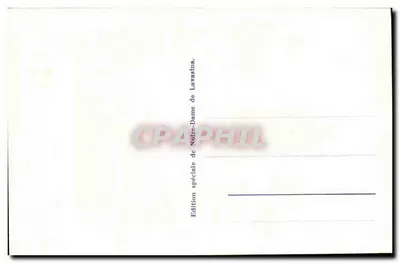 N.D. de Lavasina — modlitwa za nas — Wydanie specjalne Najświętszej Maryi Panny z Lavasiny — Rewers