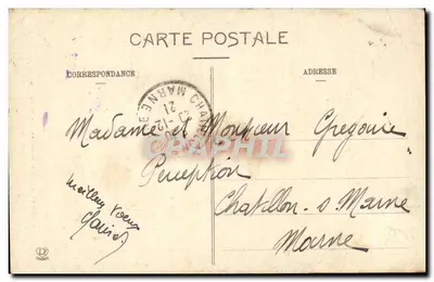 Cauterets — Widok z góry na Maunoupat i La Raillière — Fototypia Labouche Frères Toulouse — Rewers