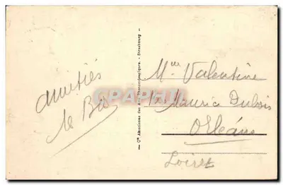 PONTAILLAC - A Praia da Conche, o Sporting-Casino e o Balnéum — Bilhete postal antigo n°288, editor P.A.C. — Verso