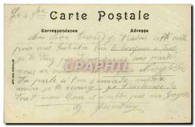 Paryż — Arc de Triomphe de l'Étoile — wydawca Édouard Versallier, numer serii nie widoczny — Rewers