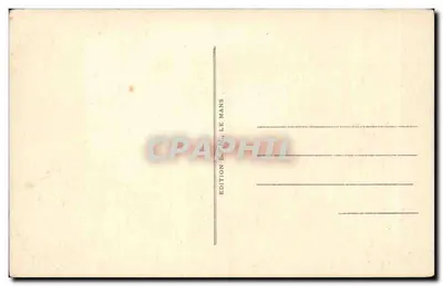 Le Mans — Casa del XVI secolo, Piazza del Castello — Edizione Le Mans — Verso