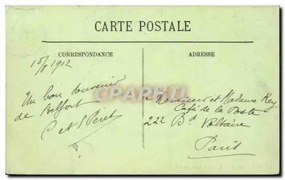 Belfort — Il Leone — LL. — N° 412 — Verso