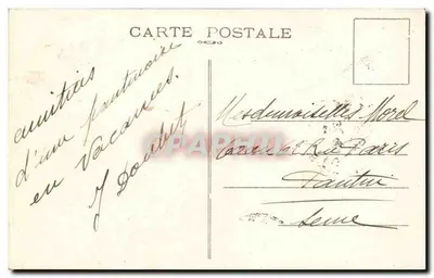 Zamek PIERREFONDS — Strona Katedry — Wydawca C.F. n°527 — Rewers