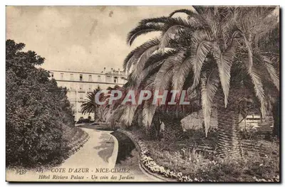 Costa Azul - Nice-Cimiez - Hotel Riviera Palace - Um canto dos Jardins