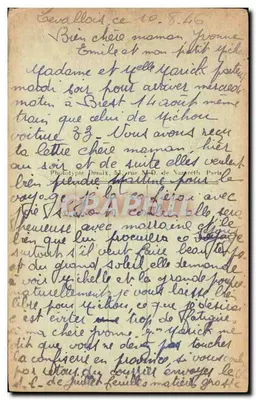 Thouars (Deux-Sèvres) — Curiosa Igreja de São Médard — Facha principal — Ed. C. Prioul — Verso