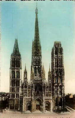 A Catedral de Rouen — vista da fachada — LA CIGOGNE