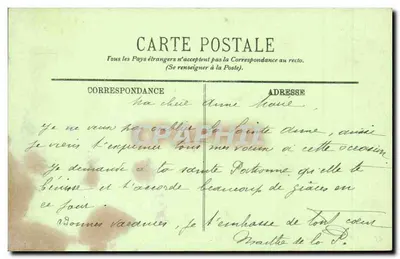 Royan — Praia e Casino de Foncillon — LL. n°37 — Verso
