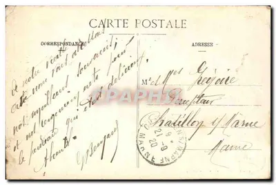 Besançon - Fachada del Palacio de Justicia — Histórico (M.D.) — Cité Ch. Larenz — Reverso