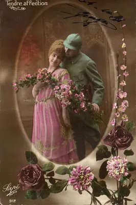 Soldado e mulher — cena afetiva — Sapi, Paris, n° 912