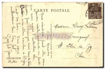 Besançon-les-Bains — O Doubs a jusante e a cidadela — Verso