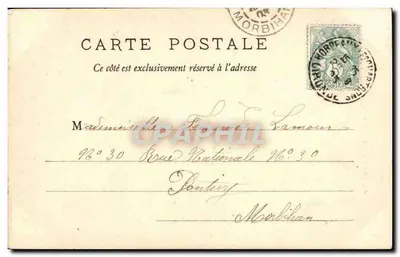 Bordeaux — Porte du Palais-de-l'Ombrière — W.F. Déposé — Verso