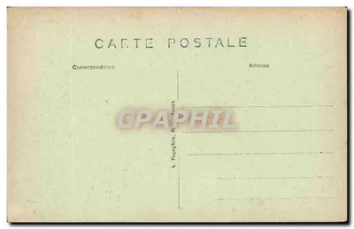 Châteauroux (Indre) — Widok na Indre i Zamek Raoul — A. P. — Rewers