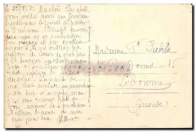 Okręg Luchon - Pic i Pas de l'Escalette - wys. 2400 - n° 105 — Rewers