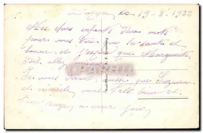 Dieppe — Ogólny widok z kościoła św. Jakuba — C.A.P. Strasbourg n°94 — Rewers
