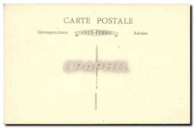 Saint Genest — statua męczennika pod Dioklecjanem, początek IV wieku — wydawca Unis-France, nr 25 — Rewers