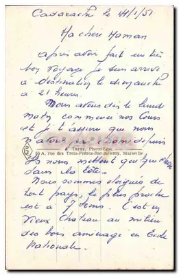 O Ponte de Mirabeau, visto de SAINT-PAUL-LEZ-DURANCE (B.-du-R.) — editor Tardo, Tabars — Verso