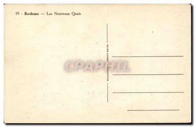 बोर्डेलॉन — नए क्वई — हेलिओग्रावर ओर्बी मैकॉन संख्या 39 — पीछे