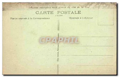 Bordeaux — Plac Quinconces — Kolumny Rostrale — B. R. — Rewers