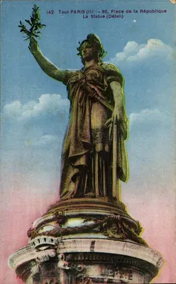 Praça da República — Estátua da Liberdade — Todo Paris (III) - 90, n°142
