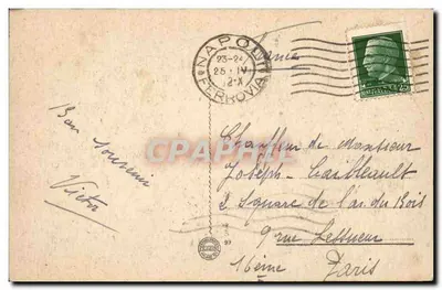 NAPOLI - Panorama — widok z powietrza — wydawca nieznany — Rewers