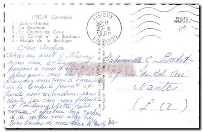 Lisieux — Święta Teresja, Bazylika i Droga Krzyżowa — Wydawnictwo Sztuki Yvon — Rewers