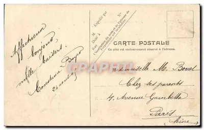 Dieppe — O Castelo — Torre da Capela — V.P. Paris, No. 42 — Verso