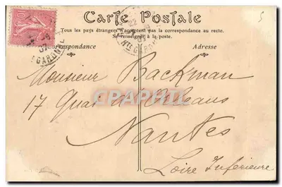 Toulouse — O Pont Novo, começado sob Henrique IV, terminado em 1726 — MD. Pho. n°24 — Verso
