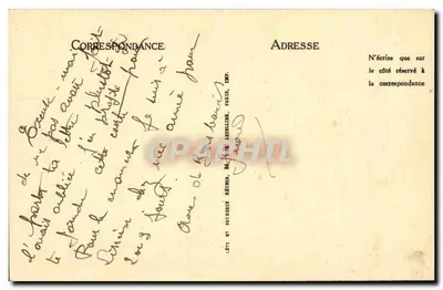 Lisieux — A Igreja de São Jacó — Edição Maurice Duvey, Lisieux — Verso