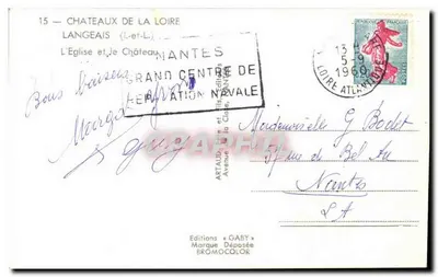 Gaby — Zamek Loary — Langeais (Loire-Atlantique) — Éditions Gaby — Rewers