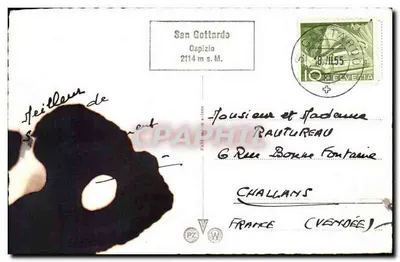 Ospizio San Gottardo — vista panorâmica — Verso