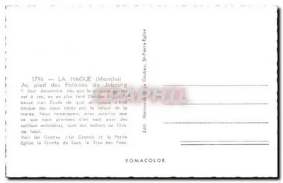 La Hague (Manche) — Falaises de Jobourg — Le Gubey — Verso