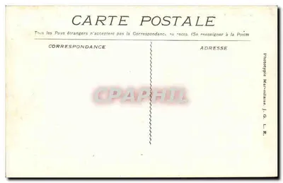 Nîmes — Most Gard — Stara pocztówka z 1923, wydana przez Marcelinse J.G.L.R. — Rewers