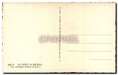 Monte San Miguel — vista aérea — Cie des Arts Photographiques, París — Reverso