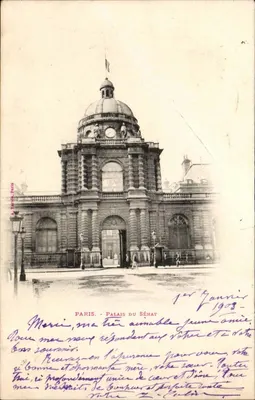 Paris - Palácio do Senado — editor A. Tarrida, Paris
