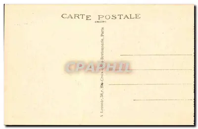 Paryż — Konciergeria — wydawca La Croix-de-la-Bretonnerie, nr 47 — Rewers
