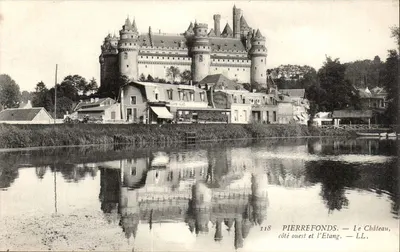PierreFonds — Le Château, côté ouest et l'Étang — LL. — N° 118