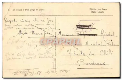 San Ignacio de Loyola — Si consegna a Dio — Edizione José Irazu — Verso