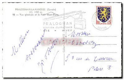 Pralognan-La Vanoise — O pequeno Mont Blanc — editor Pralognan — Verso