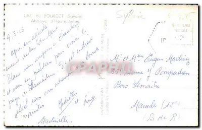 Jezioro Bourget — Abpia d'Haute-Cambe — Wydawcy Sztuki — Rewers