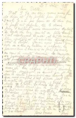 Annecy — Vista Geral — P.L. 81 — Verso