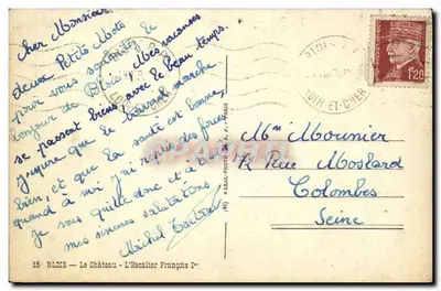 El Castillo — Blois — editor Cap — Reverso